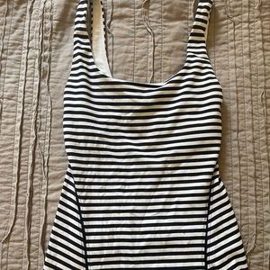 Lululemon striped workout tank
